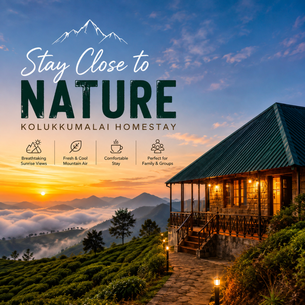 Homestay in Kolukkumalai