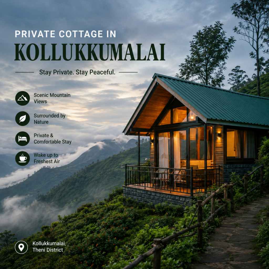 Private Cottage in Kolukkumalai