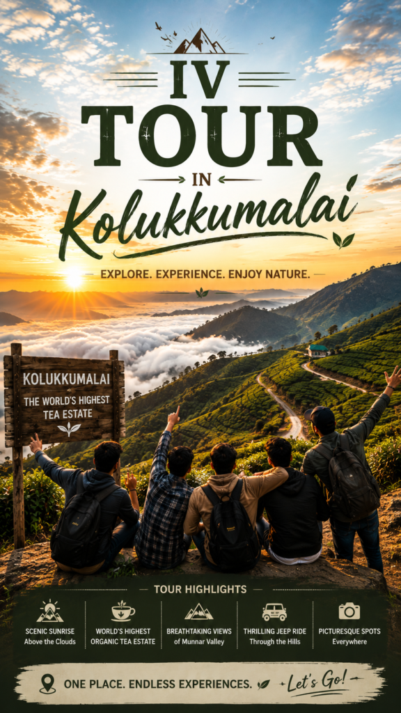 IV Tour in Kolukkumalai