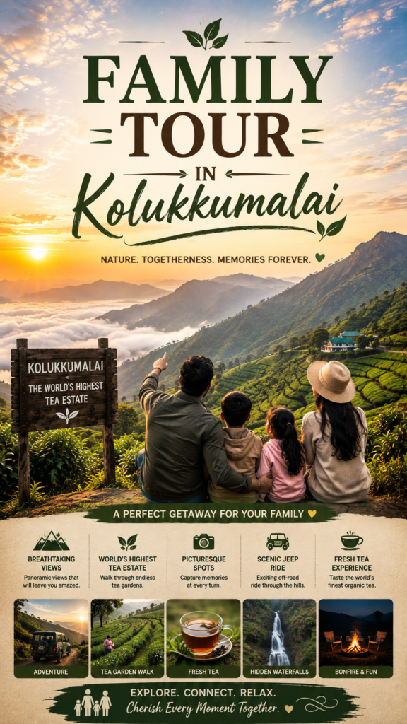 Family Tour in Kolukkumalai