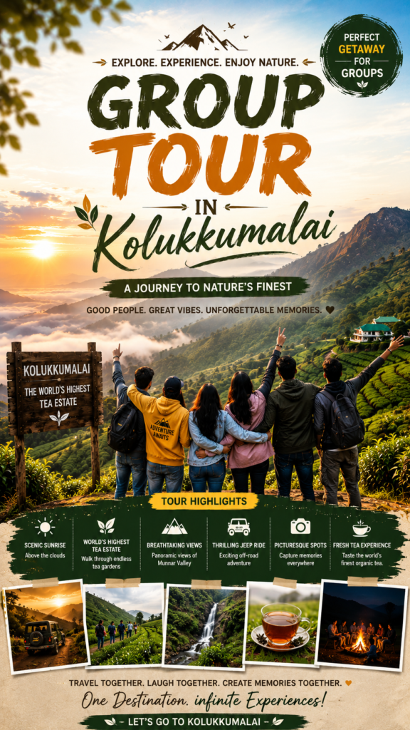 Kolukkumalai tour package camping and trekking